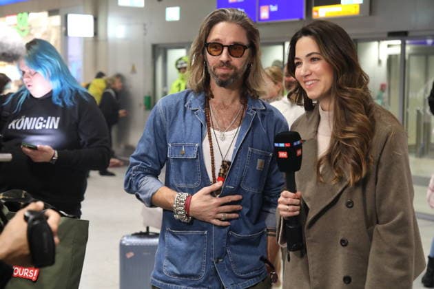 Gil Ofarim bei der Rückkehr der Dschungelcamp-Kandidaten der RTL Reality-TV-Show Ich bin ein Star - holt mich hier raus aus Australien auf dem Flughafen Frankfurt am Main. Frankfurt, 11.02.2026 Copyright: xMatthiasxGränzdörferx