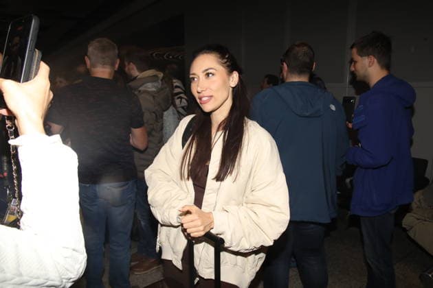 Samira Yavuz bei der Rückkehr der Dschungelcamp-Kandidaten der RTL Reality-TV-Show Ich bin ein Star - holt mich hier raus aus Australien auf dem Flughafen Frankfurt am Main. Frankfurt, 11.02.2026 Copyright: xMatthiasxGränzdörferx