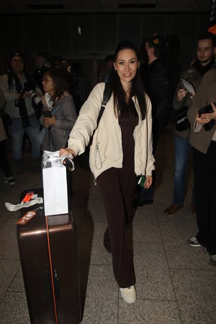 Samira Yavuz bei der Rückkehr der Dschungelcamp-Kandidaten der RTL Reality-TV-Show Ich bin ein Star - holt mich hier raus aus Australien auf dem Flughafen Frankfurt am Main. Frankfurt, 11.02.2026 Copyright: xMatthiasxGränzdörferx