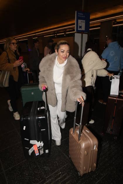 Ariel Hediger bei der Rückkehr der Dschungelcamp-Kandidaten der RTL Reality-TV-Show Ich bin ein Star - holt mich hier raus aus Australien auf dem Flughafen Frankfurt am Main. Frankfurt, 11.02.2026 Copyright: xMatthiasxGränzdörferx