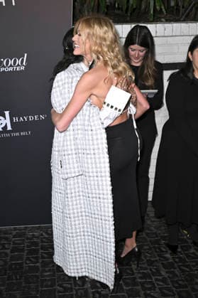 Arden Cho und Katherine McNamara bei der Hollywood Reporter Academy Award Nominees Night im Chateau Marmont. Los Angeles, 10.02.2026