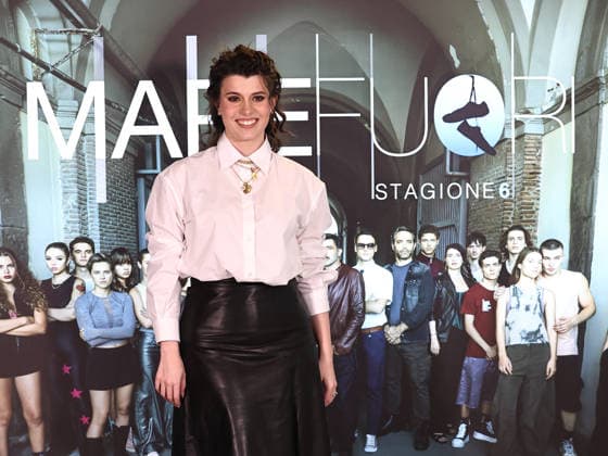 Rome, Rai Severo headquarters, photocall for the Rai series Mare fuori 6. Pictured: Giovanna Sannino  Copyright: xMarcoxProvvisionatox xipa-agency.netx xMarcoxProvvisionatox IPA_Agency_IPA71309346