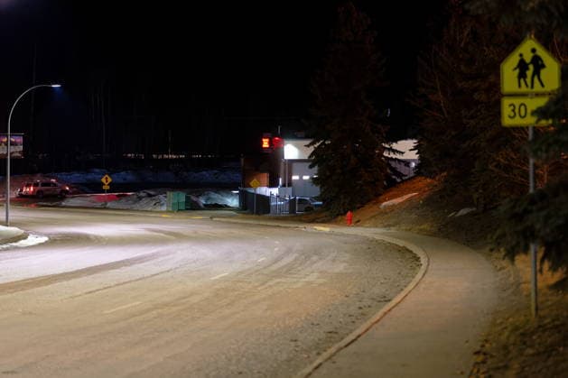 February 11, 2026, Tumbler Ridge, Bc, CANADA: The Tumbler Ridge Secondary School in Tumbler Ridge, B.C. is shown on Wednesday, Feb. 11, 2026. Tumbler Ridge CANADA  - ZUMAc35_ 20260211_zaf_c35_007 Copyright: xJessexBoilyx