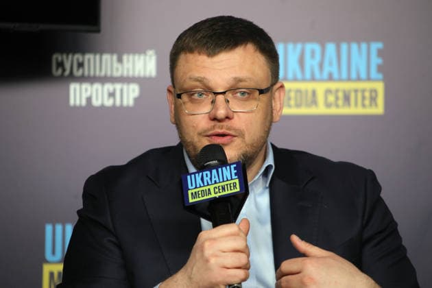 Director of the National Anti-Corruption Bureau of Ukraine Semen Kryvonos attends a briefing to present the report on the activities of NABU and SAPO in the second half of 2025 at the Media Center Ukraine, Kyiv, Ukraine, February 10, 2026. In the second half of 2025, NABU and SAPO reached a new level in exposing corruption in strategic sectors of the economy and defence. Despite Russian aggression, the agencies carried out large-scale operations in the energy sector, uncovered corruption schemes in military procurement, and exposed cases involving high-ranking officials. Twelve top officials were served with suspicions. (Photo by Yuliia Ovsiannikova Ukrinform) NABU, SAPO report on H2 2025 in Kyiv  Copyright: xYuliiaxOvsiannikovax