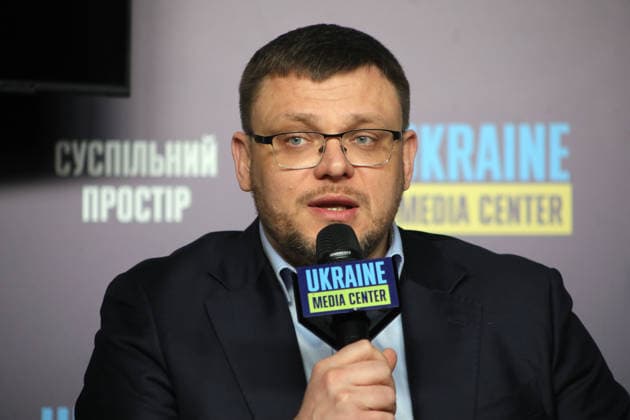 Director of the National Anti-Corruption Bureau of Ukraine Semen Kryvonos attends a briefing to present the report on the activities of NABU and SAPO in the second half of 2025 at the Media Center Ukraine, Kyiv, Ukraine, February 10, 2026. In the second half of 2025, NABU and SAPO reached a new level in exposing corruption in strategic sectors of the economy and defence. Despite Russian aggression, the agencies carried out large-scale operations in the energy sector, uncovered corruption schemes in military procurement, and exposed cases involving high-ranking officials. Twelve top officials were served with suspicions. (Photo by Yuliia Ovsiannikova Ukrinform) NABU, SAPO report on H2 2025 in Kyiv  Copyright: xYuliiaxOvsiannikovax