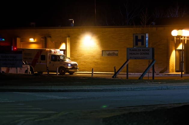 February 11, 2026, Tumbler Ridge, Bc, CANADA: The Tumbler Ridge Health Centre in Tumbler Ridge, B.C. is shown on Wednesday, Feb. 11, 2026. Tumbler Ridge CANADA  - ZUMAc35_ 20260211_zaf_c35_026 Copyright: xJessexBoilyx