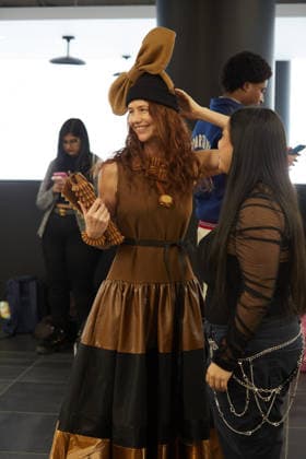 February 11, 2026, New York, New York, USA: Models prepare backstage ahead of the MenÃ¢â‚¬â ¢s Day FW26 presentations during New York Fashion Week in New York City. New York USA  - ZUMAs237 20260211_aap_s237_005 Copyright: xMarkxJ.xSullivanx