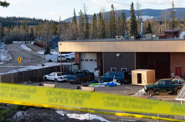 February 11, 2026, Tumbler Ridge, Bc, Canada: Tumbler Ridge Secondary School is shown in Tumbler Ridge, B.C. on Wednesday, Feb. 11, 2026. Tumbler Ridge Canada  - ZUMAc35_ 20260211_zaf_c35_096 Copyright: xJessexBoilyx