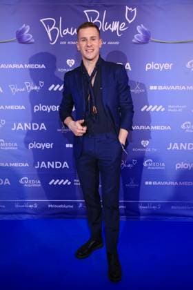 Blaue Blume 2026 Lukas Sauer 15. Verleihung des Romantischen Kurzfilm Awards BLAUE BLUME im Funkhaus Berlin Datum: 11.02.2026 Copyright: xEventpress Kratschx