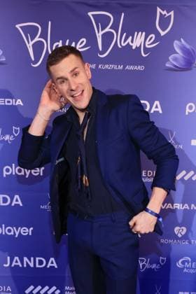 Blaue Blume 2026 Lukas Sauer 15. Verleihung des Romantischen Kurzfilm Awards BLAUE BLUME im Funkhaus Berlin Datum: 11.02.2026 Copyright: xEventpress Kratschx
