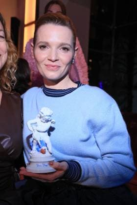 Blaue Blume 2026 Caroline Herfurth mit dem Ehrenpreis 15. Verleihung des Romantischen Kurzfilm Awards BLAUE BLUME im Funkhaus Berlin Datum: 11.02.2026 Copyright: xEventpress Kratschx