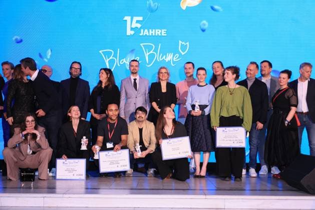 Blaue Blume 2026 Preisträger der Blauen Blume 2026 15. Verleihung des Romantischen Kurzfilm Awards BLAUE BLUME im Funkhaus Berlin Datum: 11.02.2026 Copyright: xEventpress Kratschx