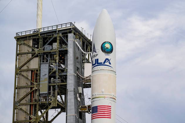 February 11, 2026, Cape Canaveral, Florida, USA: A United Launch Alliance Vulcan Centaur rocket sits on the launch pad at Space Launch Complex 41 (SLC-41) at Cape Canaveral Space Force Station in Florida on Feb. 11, 2026. The rocket will carry the U.S. Space ForceÃ¢â‚¬â ¢s Geosynchronous Space Situational Awareness Program (GSSAP) spacecraft and is scheduled to launch Feb. 12, 2026, during a two-hour window opening at 3:30 a.m. EST. Cape Canaveral USA  - ZUMAb268 20260211_znp_b268_001 Copyright: xJenniferxBriggsx