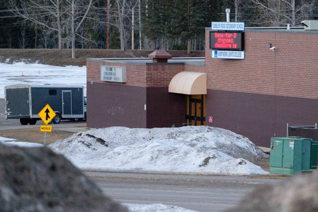 February 11, 2026, Tumbler Ridge, Bc, Canada: Tumbler Ridge Secondary School is shown in Tumbler Ridge, B.C. on Wednesday, Feb. 11, 2026. Tumbler Ridge Canada  - ZUMAc35_ 20260211_zaf_c35_177 Copyright: xJessexBoilyx