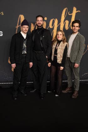 A NIGHT TO REMEMBER von Prime Video und Amazon MGM Studios Merlin Sandmeyer , Fridolin Sandmeyer, Paula Kalenberg, A NIGHT TO REMEMBER Dinner von Prime Video und Amazon MGM Studios Anlässlich der 76. Berlinale im VON GREIFSWALD in Berlin Copyright: xEventpressx