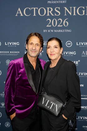 Falk-Willy Wild, Katy Karrenbauer bei Actors Night 2026 in dem Alice Rooftop & Garden im Living Berlin.