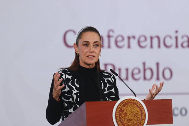 Mexico s President Claudia Sheinbaum, speaks about the vaccination campaign to combat the measles outbreak in the country during a news conference at the National palace. on February 11, 2026 in Mexico City, Mexico. Mexico City Mexico  - ZUMAe321 20260211_zia_e321_003 Copyright: xCarlosxSantiagox