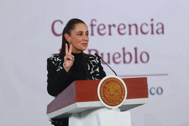 Mexico s President Claudia Sheinbaum, speaks about the vaccination campaign to combat the measles outbreak in the country during a news conference at the National palace. on February 11, 2026 in Mexico City, Mexico. Mexico City Mexico  - ZUMAe321 20260211_zia_e321_010 Copyright: xCarlosxSantiagox