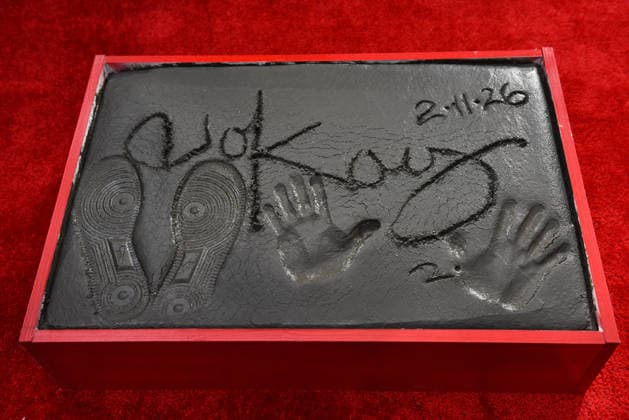Comedian and actor Jo Koy is honored with a hand and footprint ceremony in the forecourt of the TCL Chinese Theatre in Los Angeles, California on Wednesday, February 11, 2026.  LAP20260211710 CHRISxCHEW