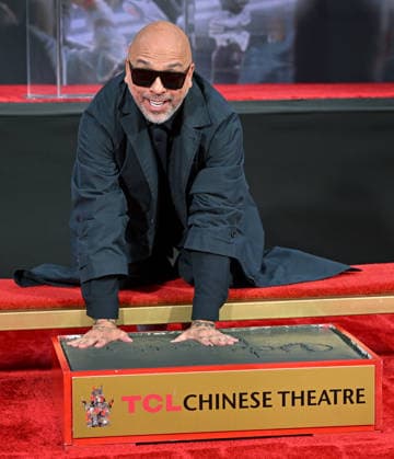 Comedian and actor Jo Koy is honored with a hand and footprint ceremony in the forecourt of the TCL Chinese Theatre in Los Angeles, California on Wednesday, February 11, 2026.  LAP20260211701 CHRISxCHEW