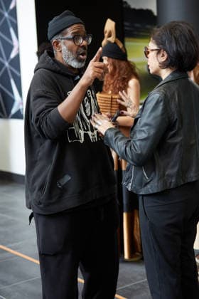 February 11, 2026, New York, New York, USA: Designer A. Potts ahead of the runway show at MenÃ¢â‚¬â ¢s Day during New York Fashion Week in New York City. New York USA  - ZUMAs237 20260211_aap_s237_111 Copyright: xMarkxJ.xSullivanx