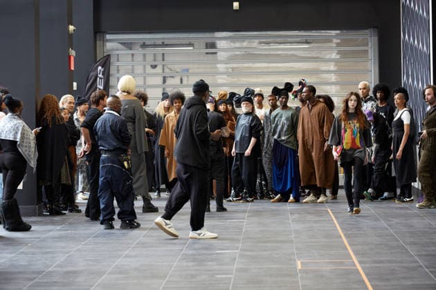 February 11, 2026, New York, New York, USA: Designer A. Potts ahead of the runway show at MenÃ¢â‚¬â ¢s Day during New York Fashion Week in New York City. New York USA  - ZUMAs237 20260211_aap_s237_145 Copyright: xMarkxJ.xSullivanx