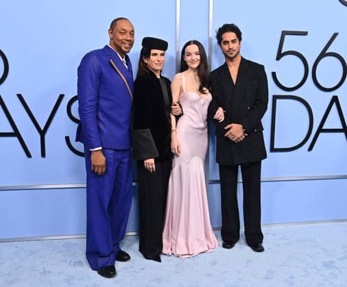 Amazon MGM Studios Prime Series ˜56 Days™ Premiere Dorian Missick, Karla Souza, Dove Cameron and Avan Jogia arriving to Amazon MGM Studios Prime Original Series 56 Days premiere held at the Hammer Museum on February 11, 2026 in Westwood, Ca. Westwood Hammer Museum California USA Copyright: xTammiexArroyox xAFF-USA.comx