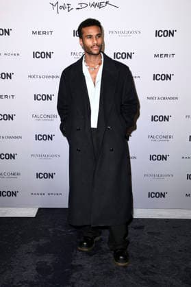 Tijan Njie beim ICON Movie Dinner 2026 im Restaurant Tim Raue. Berlin, 11.02.2026