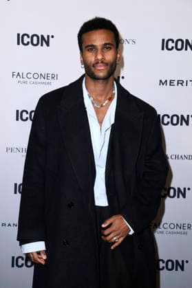 Tijan Njie beim ICON Movie Dinner 2026 im Restaurant Tim Raue. Berlin, 11.02.2026