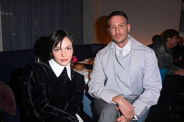 Emma Nova und Vladimir Burlakov beim ICON Movie Dinner 2026 im Restaurant Tim Raue. Berlin, 11.02.2026