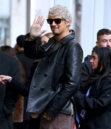 Celebs at The Coach Fashion Show - NYC Omar Apollo attends the Coach show during the New York Fashion Week, NY on February 11, 2026. Photo by Charles Guerin ABACAPRESS.COM New York NY  Copyright: xGuerinxCharles ABACAx