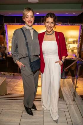 Judith Richter und Eva-Maria Reichert Schauspielerin zu Gast bei der 15. Verleihung des Romantischen Kurzfilm Awards BLAUE BLUME, im Frederick™sBerlin am Mittwoch 11 Februar 2026 in Berlin Berlin Deutschland