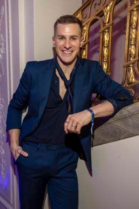 Lukas Sauer Schauspieler zu Gast bei der 15. Verleihung des Romantischen Kurzfilm Awards BLAUE BLUME, im Frederick™sBerlin am Mittwoch 11 Februar 2026 in Berlin Berlin Deutschland