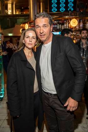 Denise Zich und Andreas Elsholz Paar Schauspieler zu Gast bei der 15. Verleihung des Romantischen Kurzfilm Awards BLAUE BLUME, im Frederick™sBerlin am Mittwoch 11 Februar 2026 in Berlin Berlin Deutschland