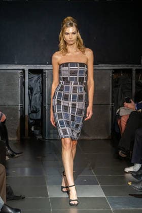Frederick Anderson runway New York Fashion Week in New York, USA - 11 Feb 2026 A model walks the runway at the Frederick Anderson fashion show during New York Fashion Week at Nebula. New York United States Copyright: xRonxAdarx xSOPAxImagesx _radar_anderson_20260211_00464