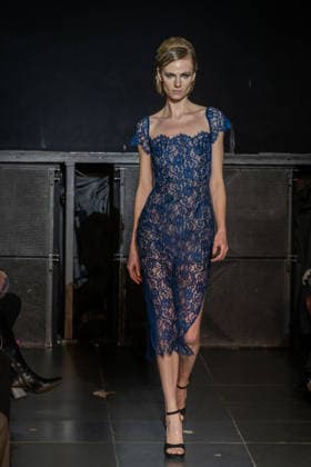February 11, 2026, New York, United States: A model walks the runway at the Frederick Anderson fashion show during New York Fashion Week at Nebula. New York United States  - ZUMAs197 20260211_aaa_s197_525 Copyright: xRonxAdarx