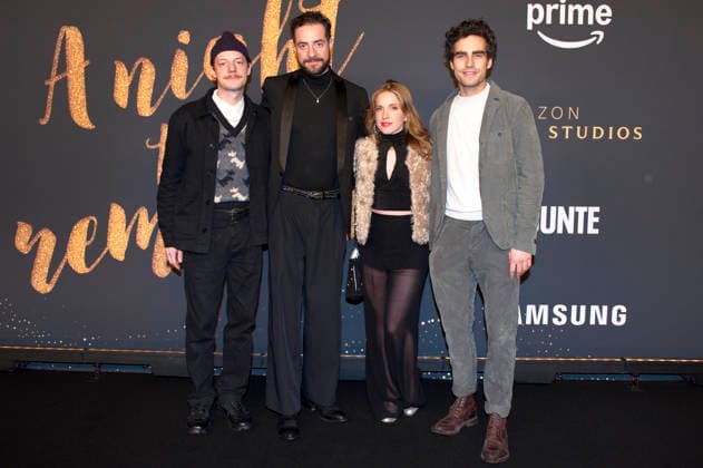 Merlin Sandmeyer, Fridolin Sandmeyer, Paula Kalenberg und Pascal Houdus bei der Prime Video und Amazon MGM Studios - A Night to Remember Party im Rahmen der Berlinale 2026 im Von Greifswald. Berlin, 11.02.2026