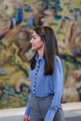 Queen Letizia attends audiences at Zarzuela Palace Queen Letizia of Spain attends an audience with representatives of the Claudia Tecgle Foundation at Zarzuela Palace on February 12, 2026 in Madrid, Spain Photo by IMAGO MPG Madrid Zarzuela Palace Madrid Spain  Copyright: xMPGx