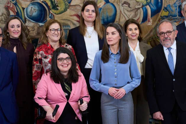 Queen Letizia attends audiences at Zarzuela Palace Queen Letizia of Spain attends an audience with representatives of the Claudia Tecgle Foundation at Zarzuela Palace on February 12, 2026 in Madrid, Spain Photo by IMAGO MPG Madrid Zarzuela Palace Madrid Spain  Copyright: xMPGx