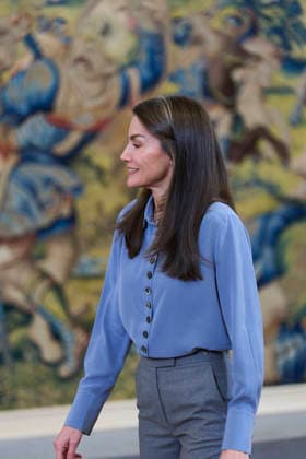 February 12, 2026, Madrid, Madrid, Spain: Queen Letizia of Spain attends an audience with representatives of the Claudia Tecgle Foundation at Zarzuela Palace on February 12, 2026 in Madrid, Spain Madrid Spain  - ZUMAg15_ 20260212_zaf_g15_012 Copyright: xJackxAbuinx
