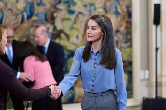February 12, 2026, Madrid, Madrid, Spain: Queen Letizia of Spain attends an audience with representatives of the Claudia Tecgle Foundation at Zarzuela Palace on February 12, 2026 in Madrid, Spain Madrid Spain  - ZUMAg15_ 20260212_zaf_g15_024 Copyright: xJackxAbuinx