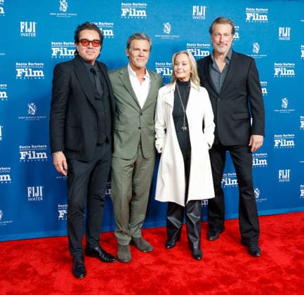February 11, 2026, Santa Barbara, California, USA: Actors James Brolin, Bo Derek and John Corbett, with SBIFF Exec director John Corbett on the Red Red Carpet on Feb.11 at the 41st Santa Barbara International Film Festival (SBIFF) at the Arlington Theatre in downtown Santa Barbara, CA. Santa Barbara USA  - ZUMAk144 20260211_znp_k144_062 Copyright: xAmyxKatzx