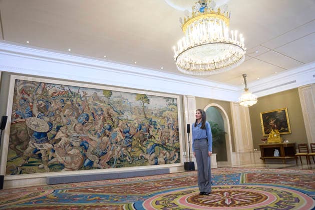 February 12, 2026, Madrid, Madrid, Spain: Queen Letizia of Spain attends an audience with representatives from the Association of Glaucoma Patients and Their Families (AGAF) at Zarzuela Palace on February 12, 2026 in Madrid, Spain Madrid Spain  - ZUMAg15_ 20260212_zaf_g15_043 Copyright: xJackxAbuinx