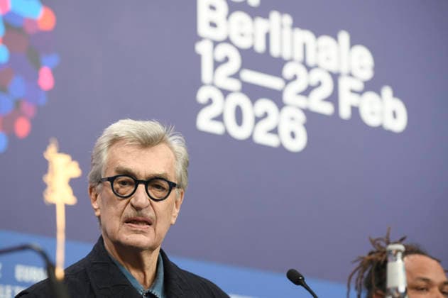 Wim Wenders bei der Pressekonferenz der internationalen Jury auf der Berlinale 2026 76. Internationale Filmfestspiele Berlin im Hotel Grand Hyatt. Berlin, 12.02.2026