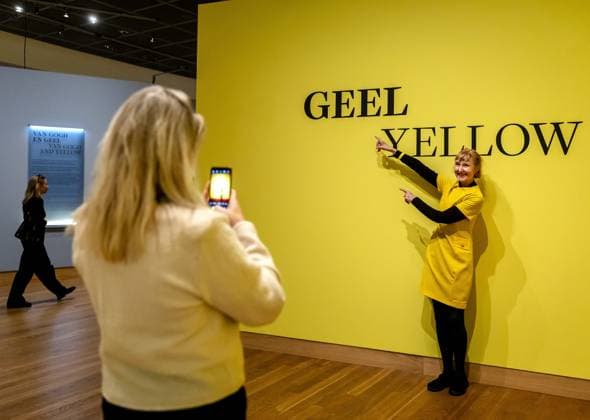 AMSTERDAM The exhibition Yellow. More than Van Gogh s Favorite Color at the Van Gogh Museum. The exhibition focuses on the color yellow in Vincent van Gogh s life. REMKO DE WAAL ANP netherlands out - belgium out  Copyright: xx x550439565x originalFilename: 550439565.jpg