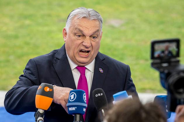 February 12, 2026: Viktor Orban, Hungarian Prime Minister arrive to attend the Informal EU leadersÃ¢â‚¬â ¢ retreat at Alden Biesen Castle in Bilzen, Belgium, Thursday, 12.02.2026. The strategic session brings together heads of state and government to discuss deepening the Single Market, boosting investment and strengthening EuropeÃ¢â‚¬â ¢s competitiveness amid shifting global economic dynamics.  - ZUMAw80_ 20260212_faf_w80_030 Copyright: xWiktorxDabkowskix