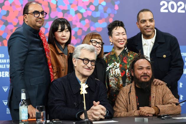 February 12, 2026, Berlin, Brandenburg, Germany: The 76 Berlinale Film Festival is taking place in Berlin from February 12 to 22, 2026. The festival jury hold a press coonference on the first day of festival. Jury members pose for a photographers after the press conference. Berlin Germany - ZUMAt227 20260212_zip_t227_008 Copyright: xMarinaxTakimotox