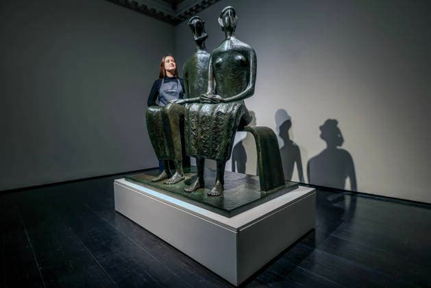 . 12 02 2026. London, United Kingdom. Henry Moore s King and Queen. Henry Moore s masterpiece King and Queen. One of the artist s most celebrated sculptures and the only example of this masterpiece in private hands. Estimated value of Â£10,000,000-15,000,000 Offered at auction for the first time Held in the same private British collection for over 70 years First cast in an edition of four and the only remaining example still in private hands To be offered in Christie s 20th 21st Century: London Evening Sale on the 5th March  xMartynxWheatleyx xi-Imagesx IIM-26564-0007