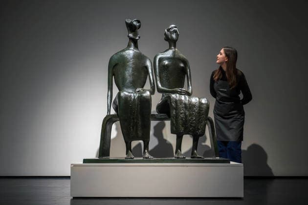 . 12 02 2026. London, United Kingdom. Henry Moore s King and Queen. Henry Moore s masterpiece King and Queen. One of the artist s most celebrated sculptures and the only example of this masterpiece in private hands. Estimated value of Â£10,000,000-15,000,000 Offered at auction for the first time Held in the same private British collection for over 70 years First cast in an edition of four and the only remaining example still in private hands To be offered in Christie s 20th 21st Century: London Evening Sale on the 5th March  xMartynxWheatleyx xi-Imagesx IIM-26564-0018