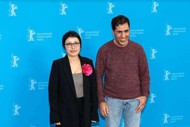 Berlin Berlinale, 76. internationale Filmfestspiele Berlin 2026 Rechts Anwar Hashimi, Links Shahrbanoo Sadat, Photocall No Good Men Berlinale, 76. internationale Filmfestspiele Berlin 2026 -Pressefoto Roger Buerke Copyright: xEibner-Pressefoto RogerxBuerkex EP_RBE